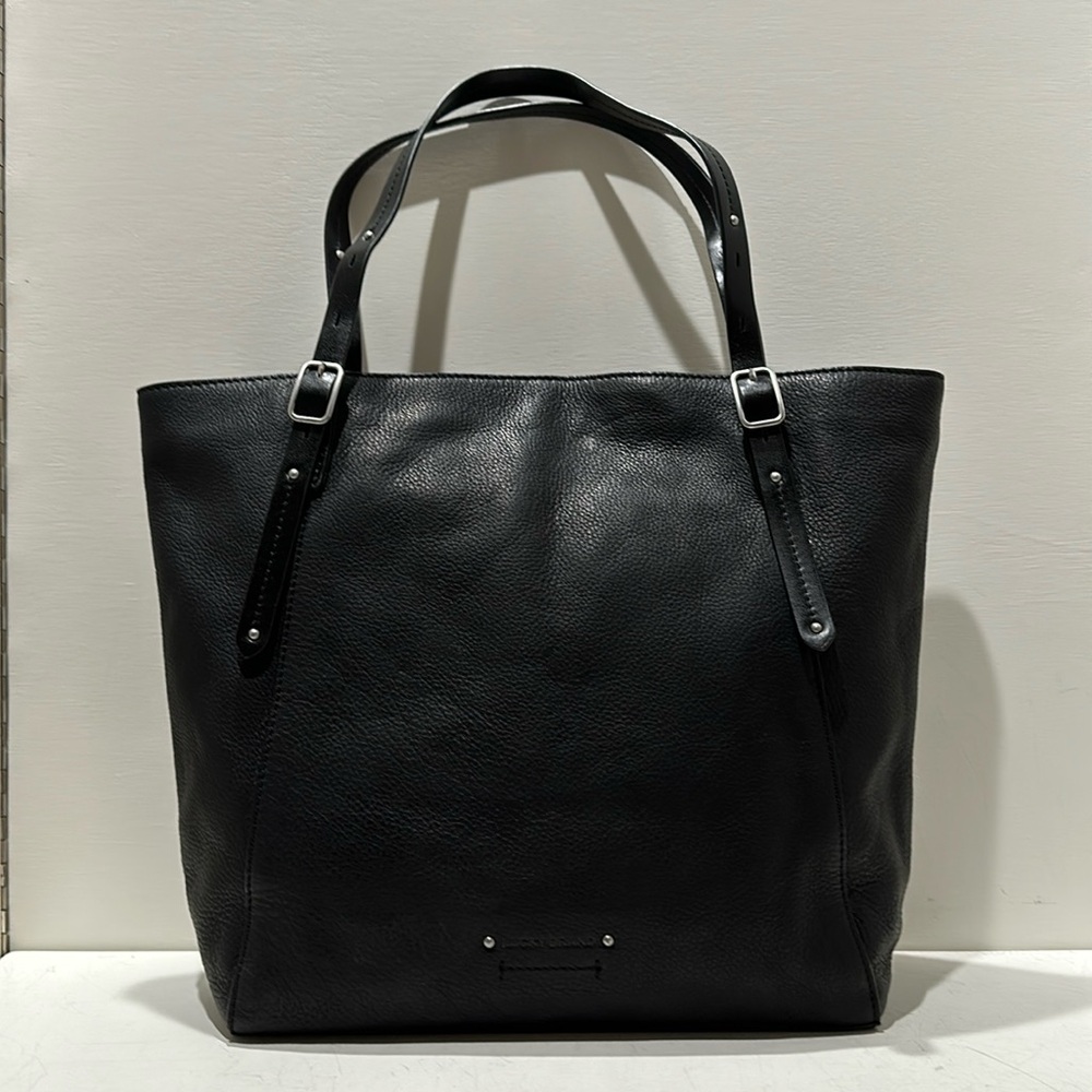 LUCKY BRAND “Jacquelin” Soft Black Leather Tote Bag